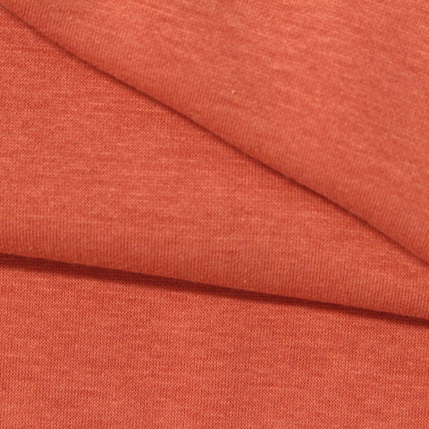 Orange Marl Knit, Poly-Cotton