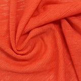 Orange Marl Chunky Knit, Polyester — photo 2