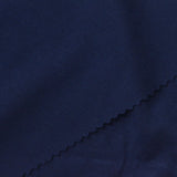 Polyester Viscose Piqué Knit Fabric, 260 gsm, 170 cm — Navy — photo 2