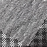 Black Houndstooth Jacquard, Viscose-Poly — photo 2