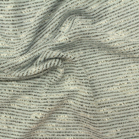 Dark Grey Heathered-Marl Knit, Poly-Viscose, 184 gsm