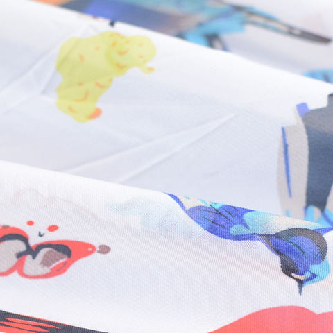 White Birds Chiffon, Polyester