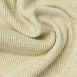 Cotton Polyester Stretch Rib Knit Fabric, 460 gsm, 140 cm — Khaki — photo 2