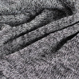Black Marl Chunky Knit, Polyester — photo 2