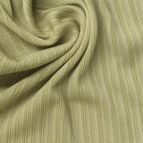 Jacquard Polyester Stretch Rib Knit Fabric, 250 gsm, 165 cm — Green — photo 2