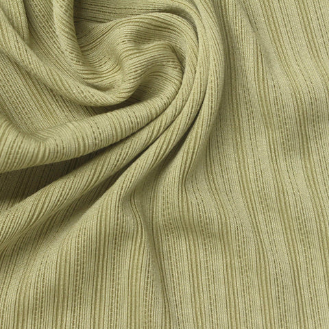 Jacquard Polyester Stretch Rib Knit Fabric, 250 gsm, 165 cm — Green