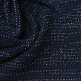 Dark Blue Marl Chunky Knit, Cotton — photo 2