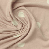 Cream Dots Jersey Knit, Modal — photo 2