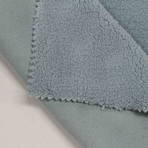 Polyester Stretch Knit Fabric, 398 gsm, 160 cm — Blue