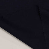 Polyester Cotton Blend Birdseye Knit Fabric, 200 gsm, 170 cm — Black — photo 2