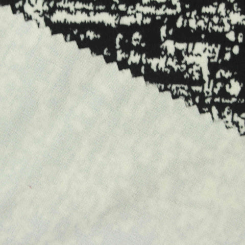 Black Abstract Ponte Knit, Viscose-Nylon