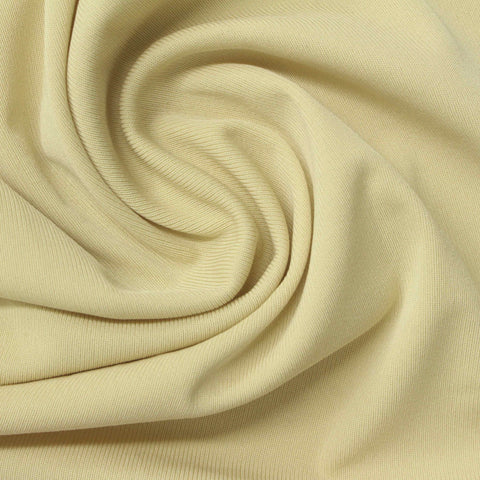 Polyester Nylon Stretch ITY Knit Fabric, 220 gsm, 150 cm — Khaki