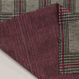 Black Plaid Jacquard, Polyester — photo 2