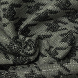Dark Grey Houndstooth Chunky Knit, Polyester — photo 2