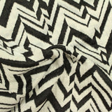 Black Zigzag Jacquard, Polyester — photo 2