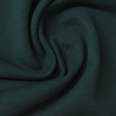 100% Cotton French Terry Fabric, 280 gsm, 170 cm — Green