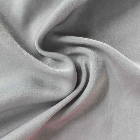 White Brushed Satin, Polyester