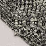 Black Geometric-Diamond Jacquard, Polyester — photo 2