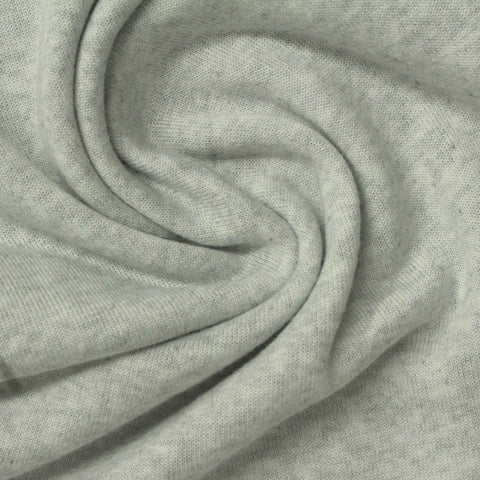Light Grey Marl Velvet, Cotton-Poly, 250 gsm