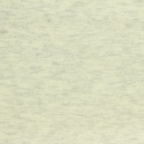 Light Cream Marl Rib Knit, Cotton-Poly