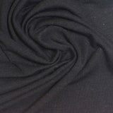 Tencel Lyocell Wool Stretch Jersey Knit Fabric, 140 gsm, 160 cm — Black — photo 2