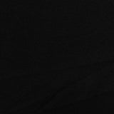 Polyester Cotton French Terry Fabric, 224 gsm, 170 cm — Black — photo 2
