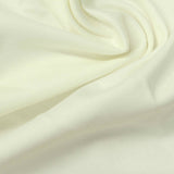 Polyester Stretch Ponte Knit Fabric, 210 gsm, 180 cm — White — photo 2