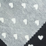 White Hearts Jersey Knit, Viscose — photo 2