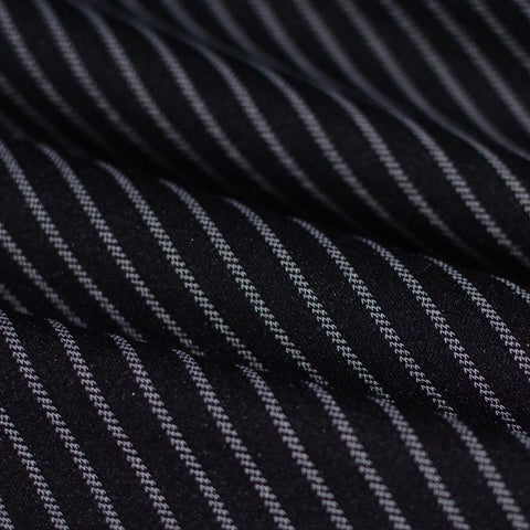 Light Grey Vertical-Stripe Knit, Polyester