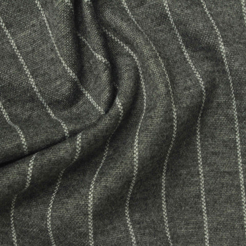 Light Grey Vertical-Pinstripe Jacquard, Polyester