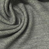 Viscose Polyester Blend Stretch Knit Fabric, 330 gsm, 185 cm — Grey — photo 2
