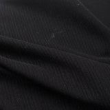 Polyester Stretch Knit Fabric, 265 gsm, 160 cm — Black — photo 2