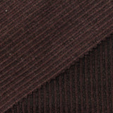 Dark Brown Marl Rib Knit, Poly-Cotton — photo 2
