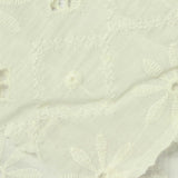 Cream Geometric Voile, Cotton — photo 2