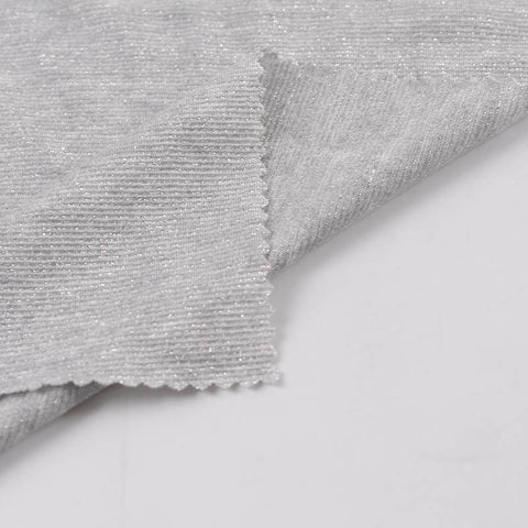 Light Grey Heather Jersey Knit