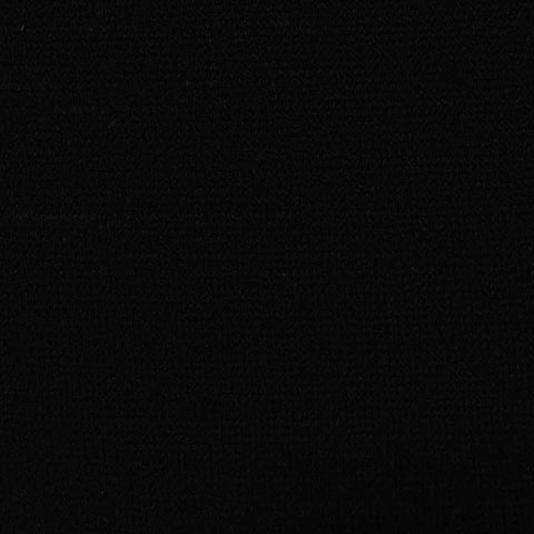 100% Acrylic Jersey Knit Fabric, 196 gsm, 170 cm — Black
