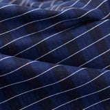 Jacquard Polyester Viscose Stretch Interlock Knit Fabric, 290 gsm, 155 cm — Navy — photo 2