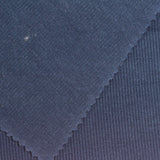 Cotton Stretch Rib Knit Fabric, 350 gsm, 120 cm — Navy — photo 2