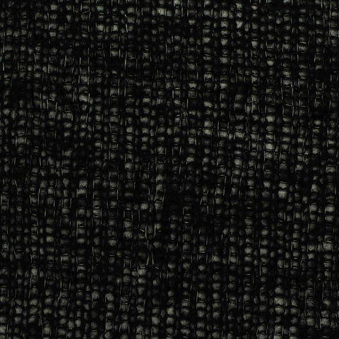 Acrylic Chunky Knit Fabric, 145 gsm, 155 cm — Black