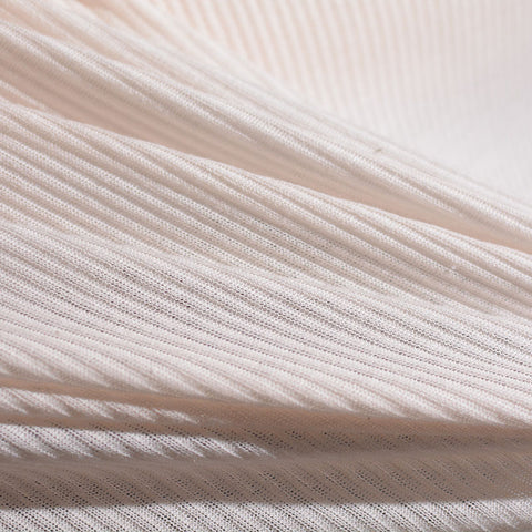 Chunky Knit Fabric, 177 gsm, 162 cm — White