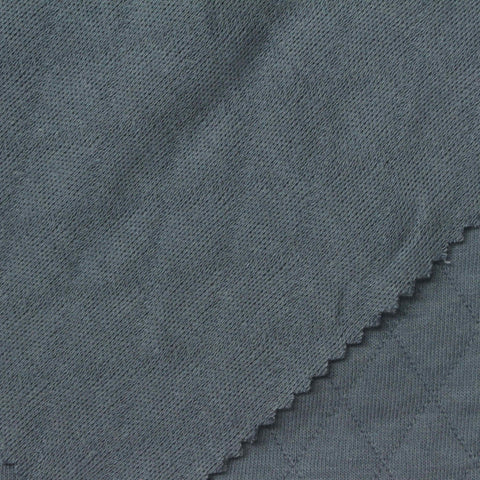 Dark Grey Diamond Jacquard, Poly-Cotton
