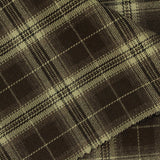 Brown Plaid Woven, Poly-Viscose, 285 gsm, 150 cm, ref EF-265200 — photo 2