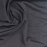Polyester Stretch Milk Silk Knit Fabric, 180 gsm, 165 cm — Black — photo 2