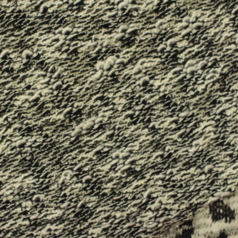 Black Abstract-Animal Print Jacquard, Cotton-Poly
