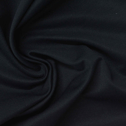Polyester Cotton Stretch Denim Fabric, 310 gsm, 180 cm — Navy