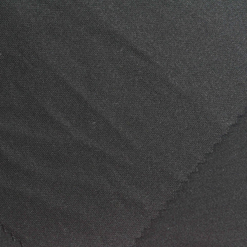 Polyester Viscose Stretch Scuba Knit Fabric, 240 gsm, 185 cm — Grey