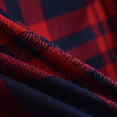 Red Check Jacquard