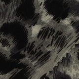 Black Abstract-Animal Print Linen-Look, Viscose — photo 2