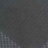 Grey Houndstooth Birdseye Knit, Polyester — photo 2