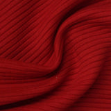 Polyester Viscose Knit Fabric, 310 gsm, 165 cm — Red — photo 2